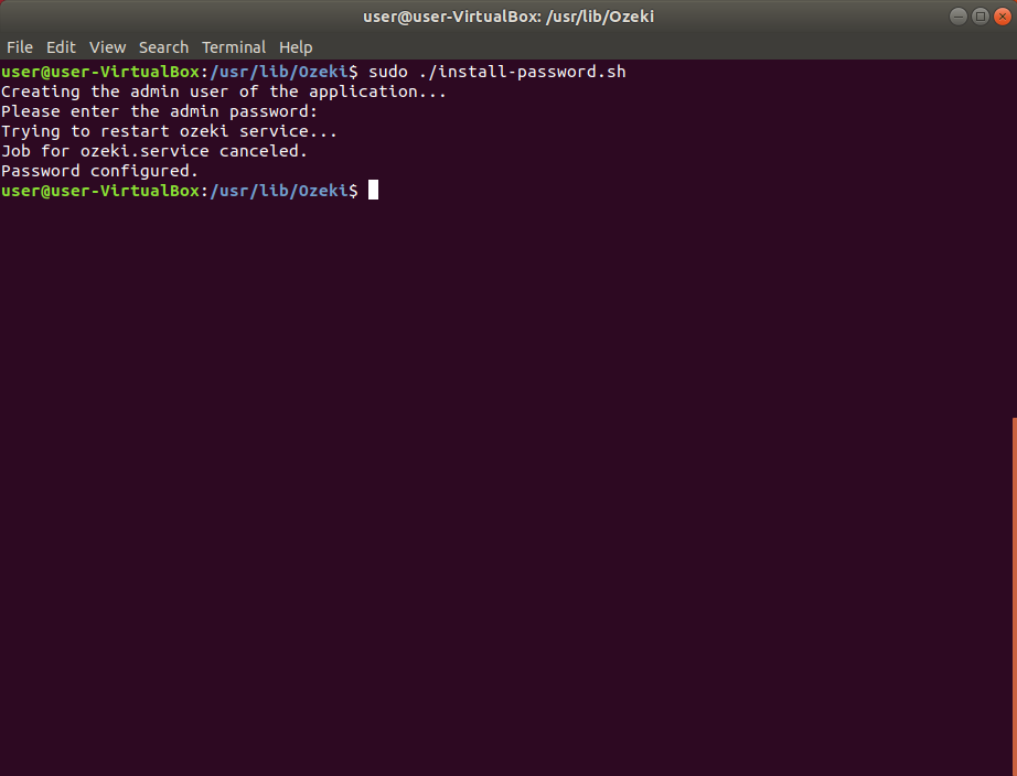 install password.sh