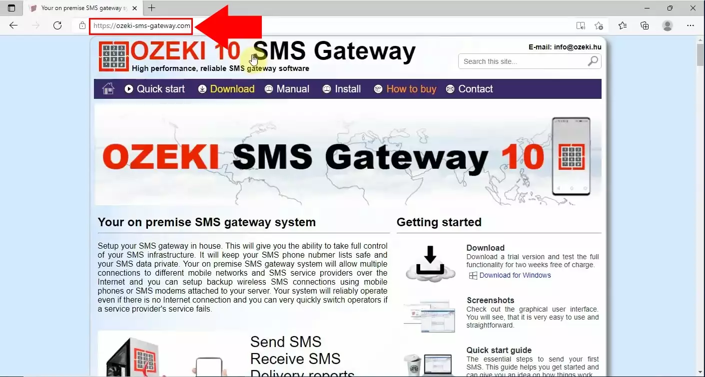 open ozeki-sms-gateway.com