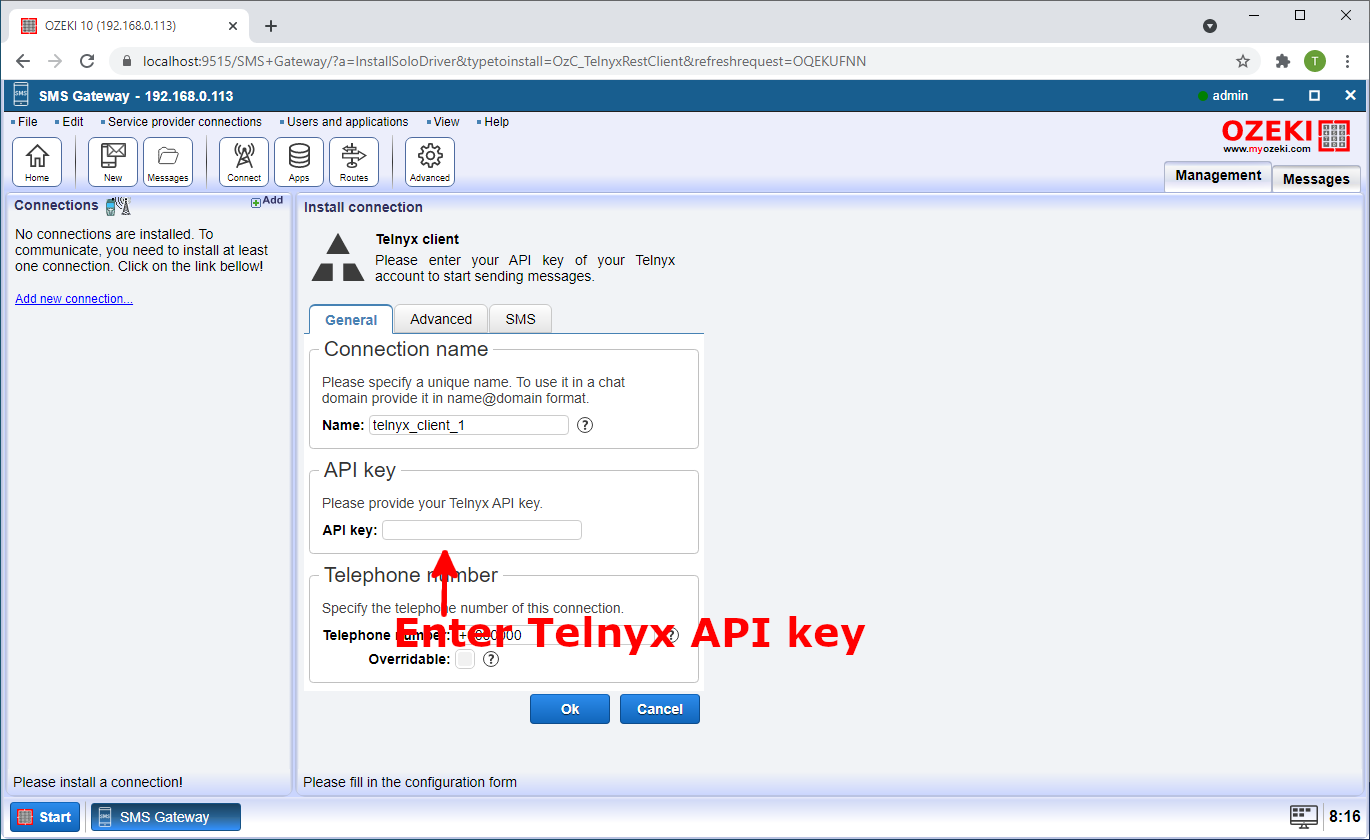 How to send SMS from Telnyx
