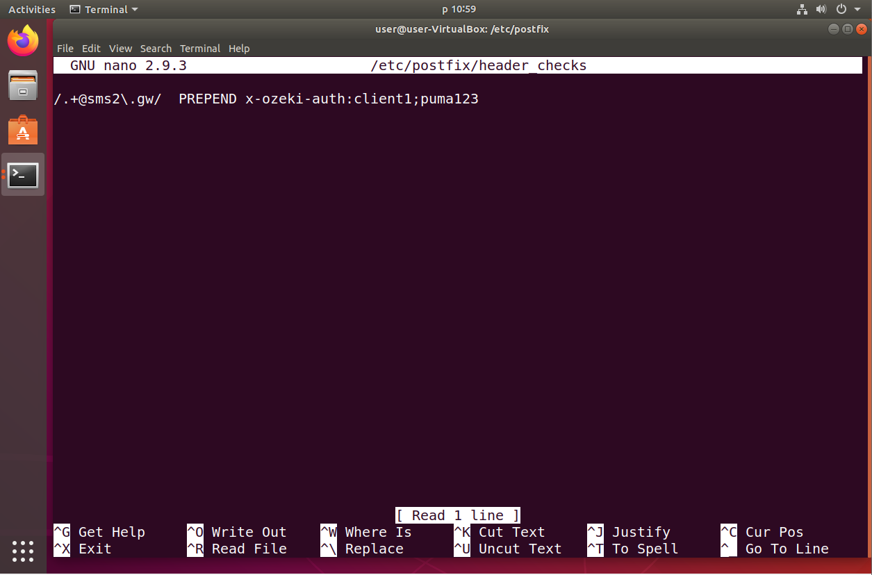 add header check to postfix
