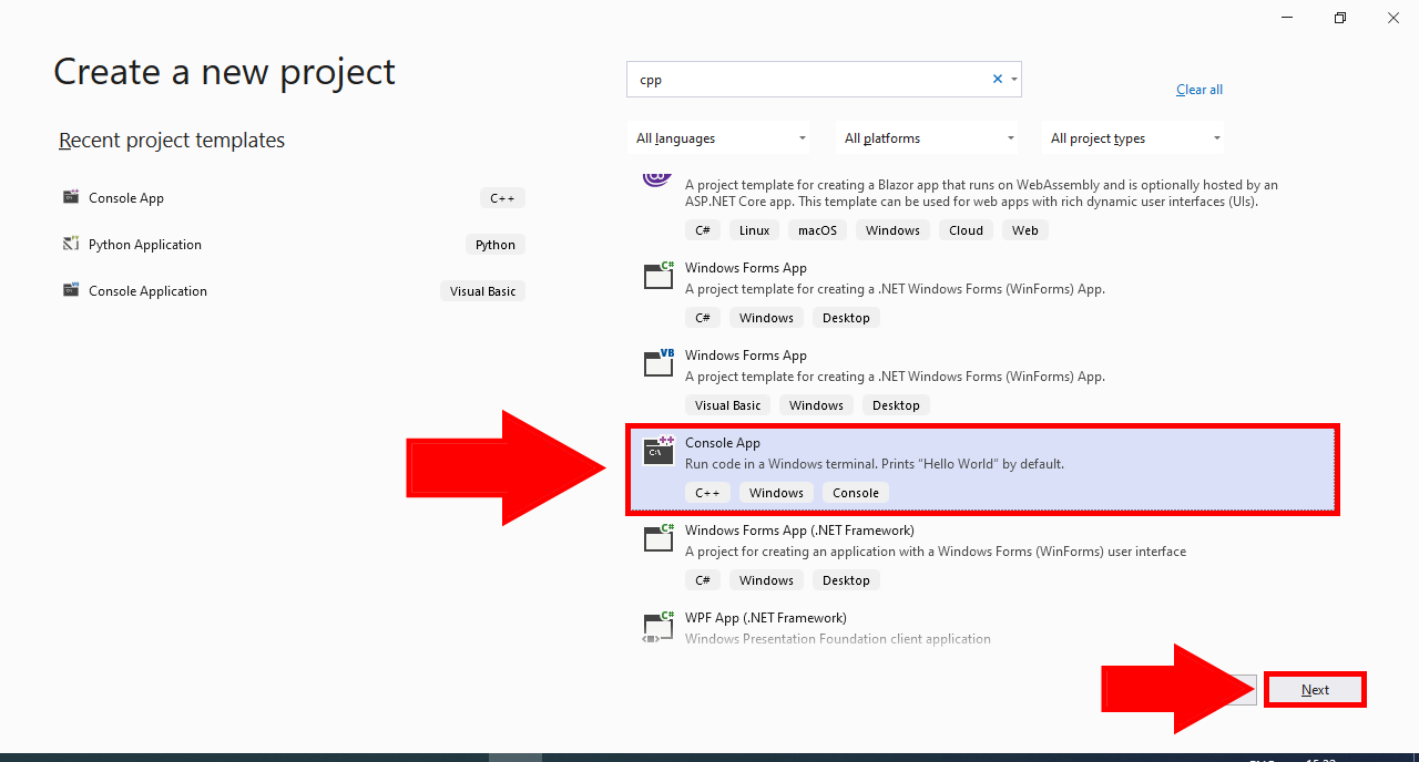 console application