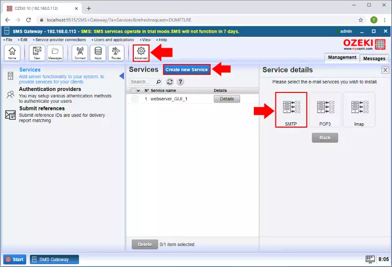 How To Test SMTP To SMS Using Telnet