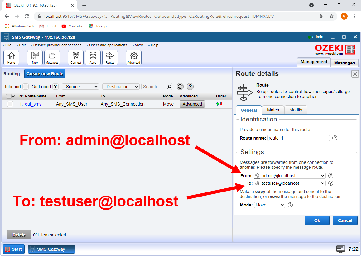 Create sms route for simulating incoming texts