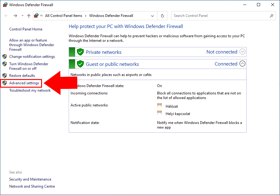 How to configure the firewall for SMPP