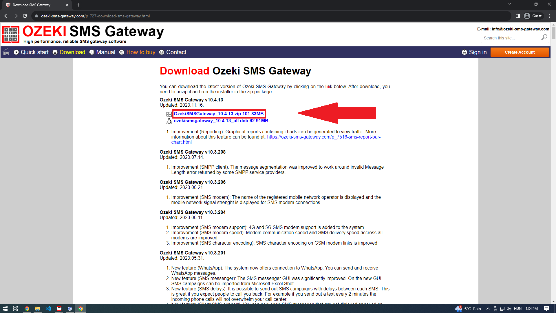 download ozeki sms gateway