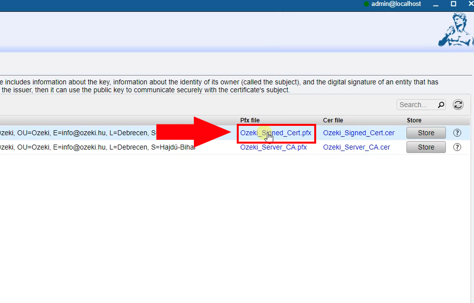 download certificate