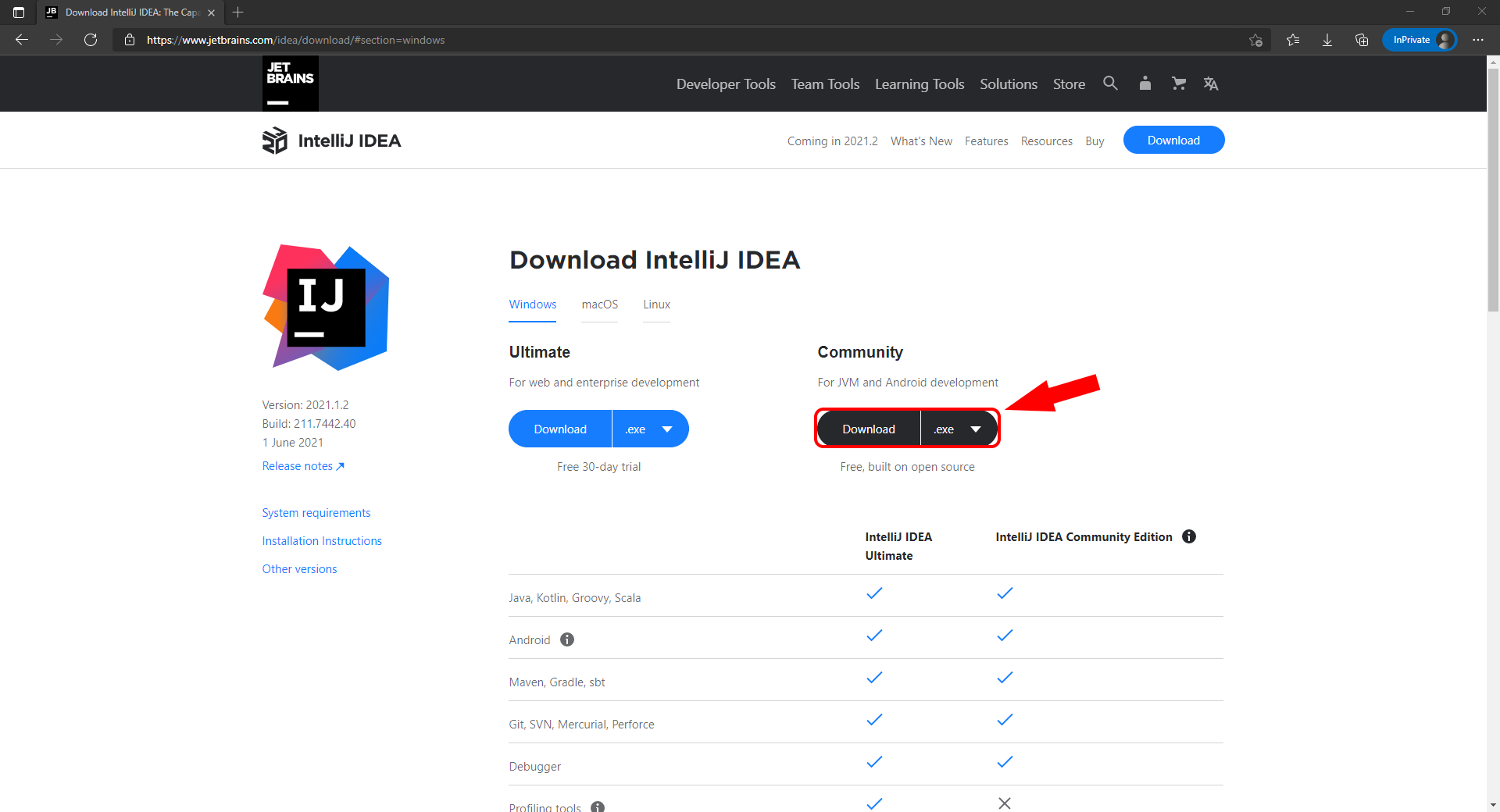 download intellij